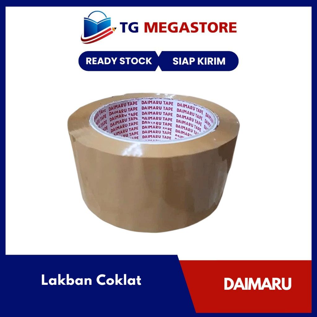 

Lakban Daimaru Coklat 48mm 90 Yard