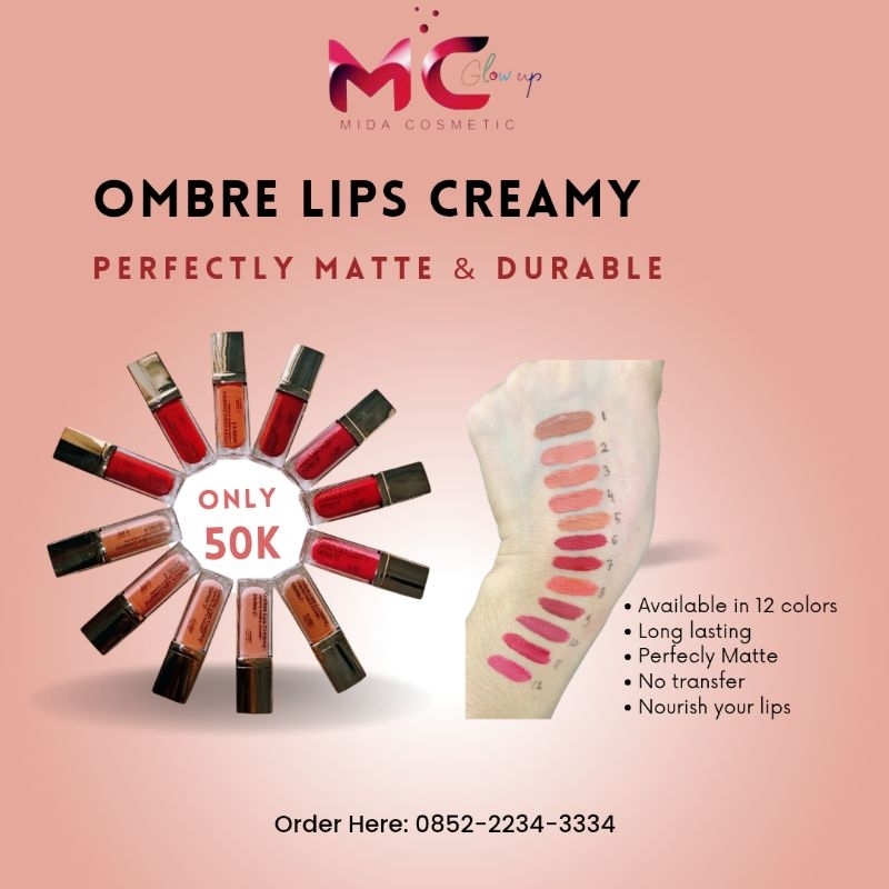 LIPS CREAMY MATTE  MC GLOW UP