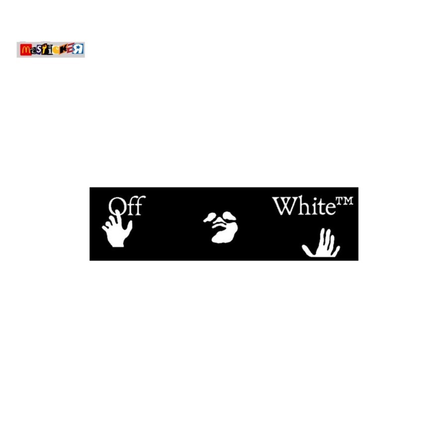 

sticker Off White logo graphic stiker