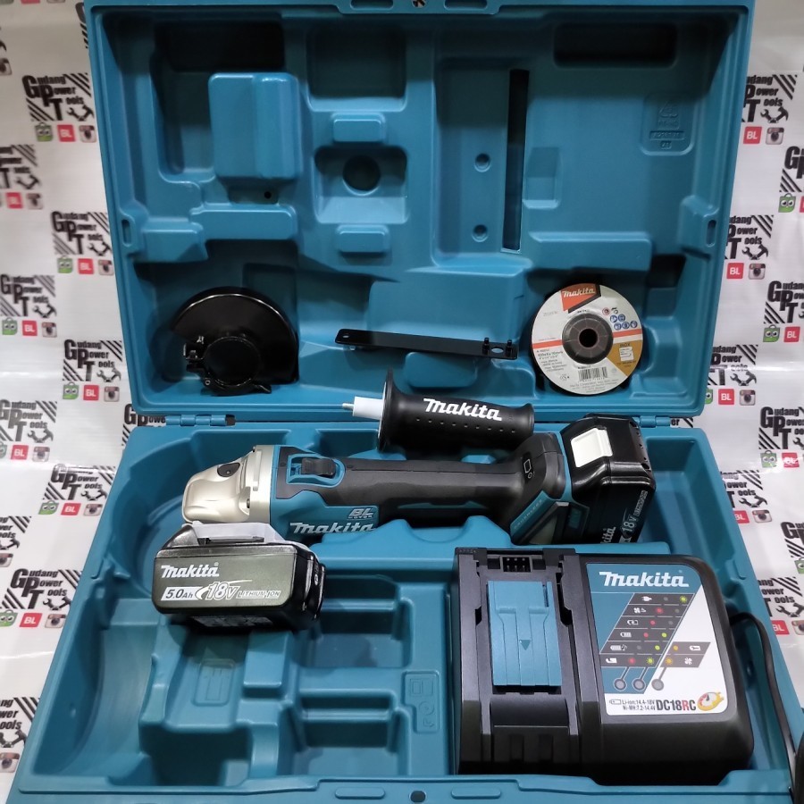 Mesin Gerinda Baterai Cordless Gerinda 4inch Brushless 18V Makita DGA404 DGA 404