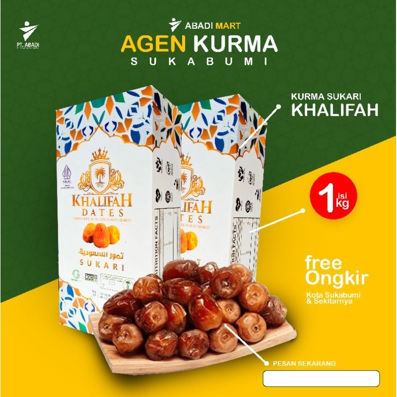 

Kurma Sukari Khalifah 1kg | Abadi Mart