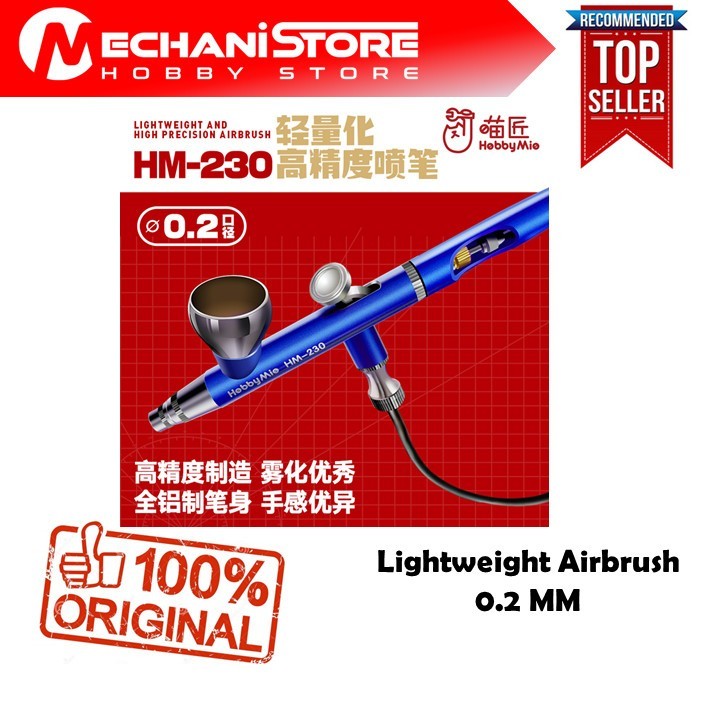 HOBBY MIO Airbrush Penbrush 0.2 MM HM231 - Model Kit Tools hobbymio Air brush Pen brush 0.2mm hobbym