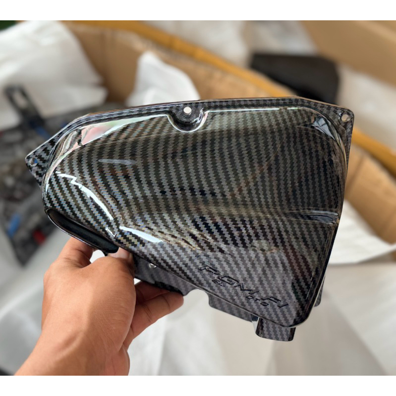 TUTUP FILTER BEAT FI OLD CARBON K16 FILTER SCOOPY FI OLD - Tutup filter beat scoopy pgm fi / Tutup f