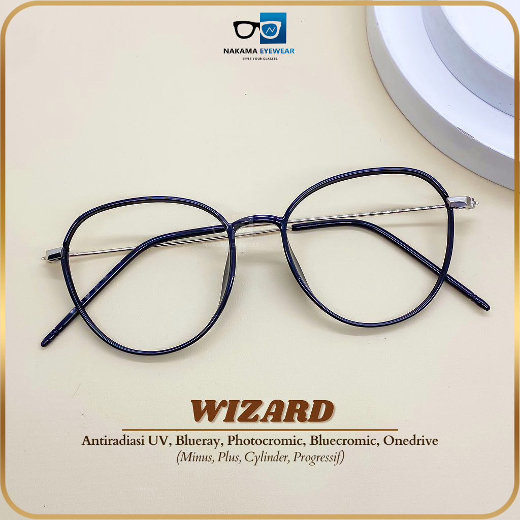Nakama Eyewear - #56 WIZARD - kacamata pria wanita model oval bahan lentur elastis