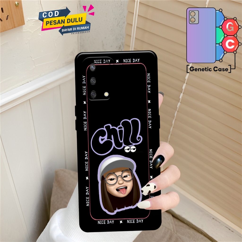 SOFTCASE KARAKTER CUTE FOR OPPO A95/A74 Custom Case Aesthetic Untuk tipe handphone oppo vivo realme 