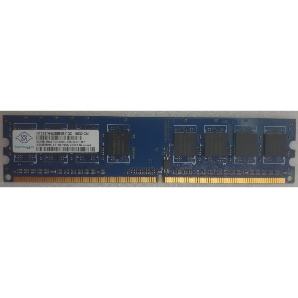Ram Memory PC2-5300U-555-12-01.667 -  512mb ddr2