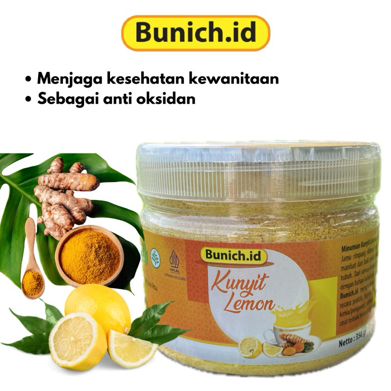 

KUNYIT LEMON INSTAN SERBUK / BUBUK / POWDER - LEMON TURMERIC 350 GRAM - BUNICH.ID