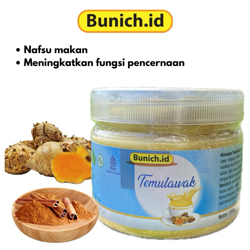 

TEMULAWAK INSTAN SERBUK / BUBUK / POWDER 350 GRAM - BUNICH.ID