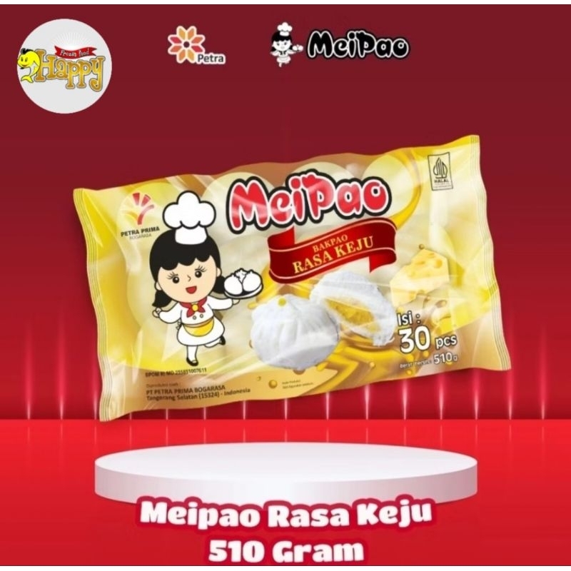 

MeiPao Bakpao Rasa Keju Beku Frozen isi 30