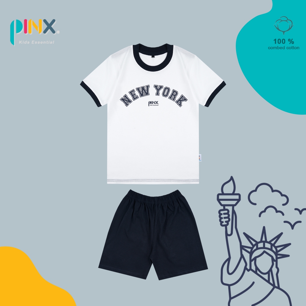 SALE PinxKids - Setelan Anak usia 1 - 8 tahun Tshirt Street New York City
