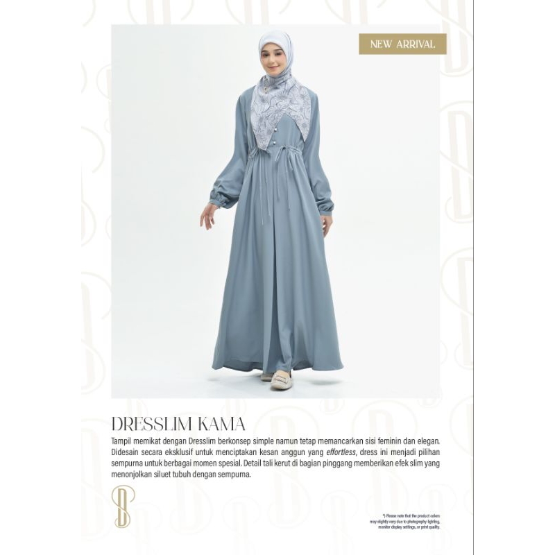 Rabbani Diskon - Gamis Dreeslim Rabbani Kama Simple Polos elegant Remaja Dewasa