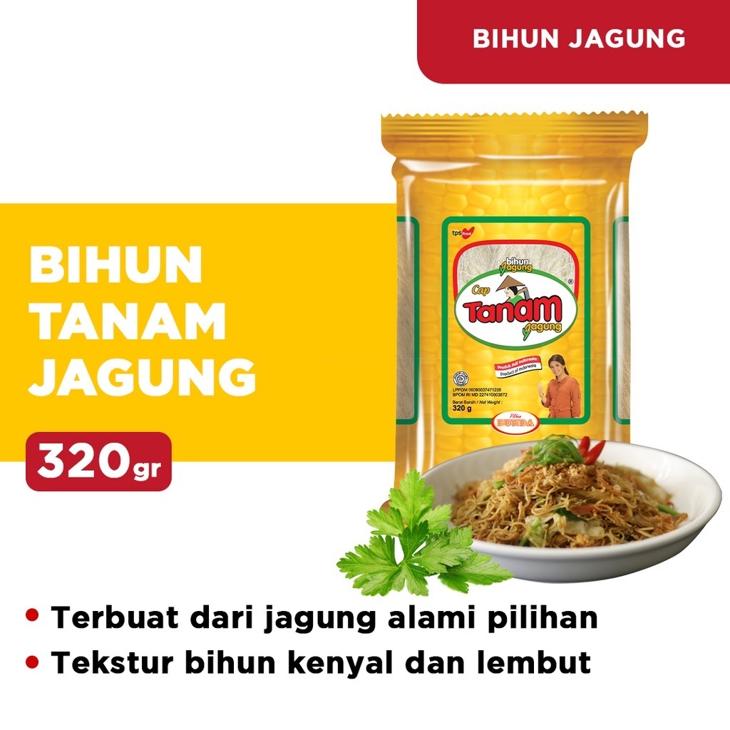 

BIHUN JAGUNG CAP TANAM JAGUNG 320GR