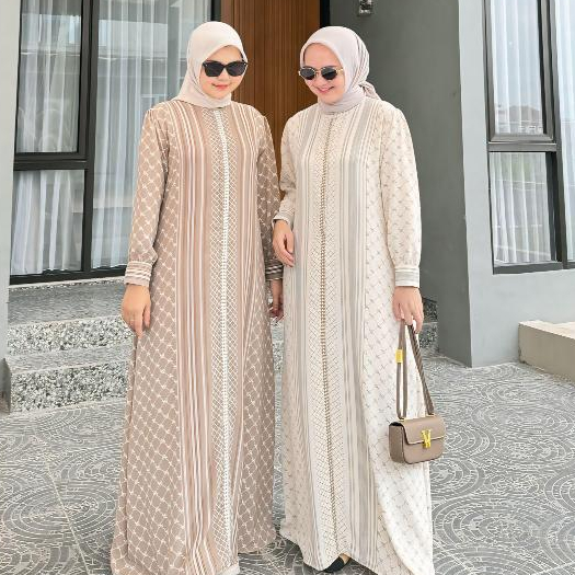 Gamis Model Terbaru Gamis Wsnita Lebaran 2026 Bsju Games Kekinian Jumbo Import Kondangan Gamia Hari 