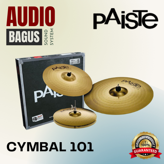 PAISTE 101 SIMBAL BRASS / DRUM CYMBAL SET PAISTE101 ORIGINAL