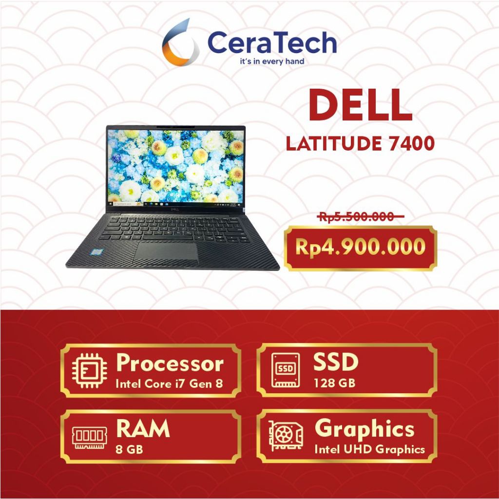 DELL LATITUDE 7400 INTEL CORE I7 GEN 8