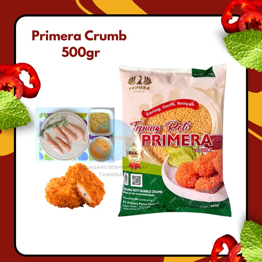 

Primera Bubble Crumble 500gr | Tepung Nugget Bulat Krispy 500gr