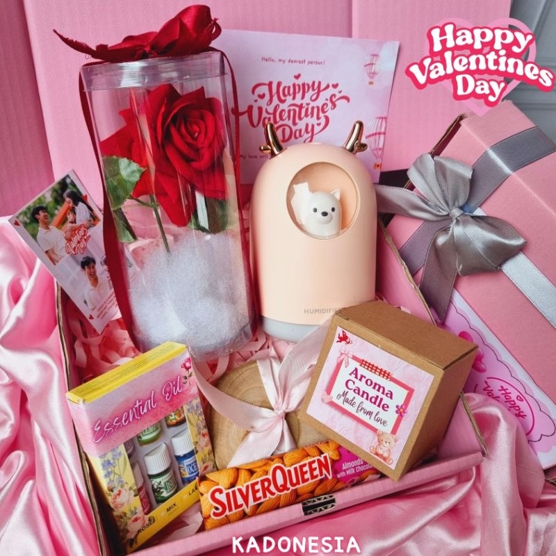 

Hampers Valentine Humidifier / Kado Valentine Buket Bunga / Giftset Humidifier ( DSET )