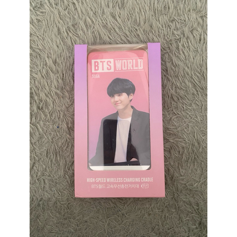 [READY STOCK] WIRELESS CHARGING SUGA BTS WORLD