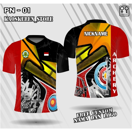 jersey archery kaos panahan Baju olahraga archery panahan jersey panahan dewasa kaos archery panahan