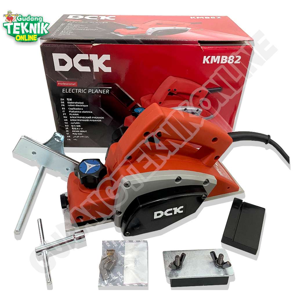 DCK Mesin Planer DCK KMB82 / Mesin Pasah Serut Kayu Ketam Sugu Pasah KMB 82 Elektrik Planner KMB-82 