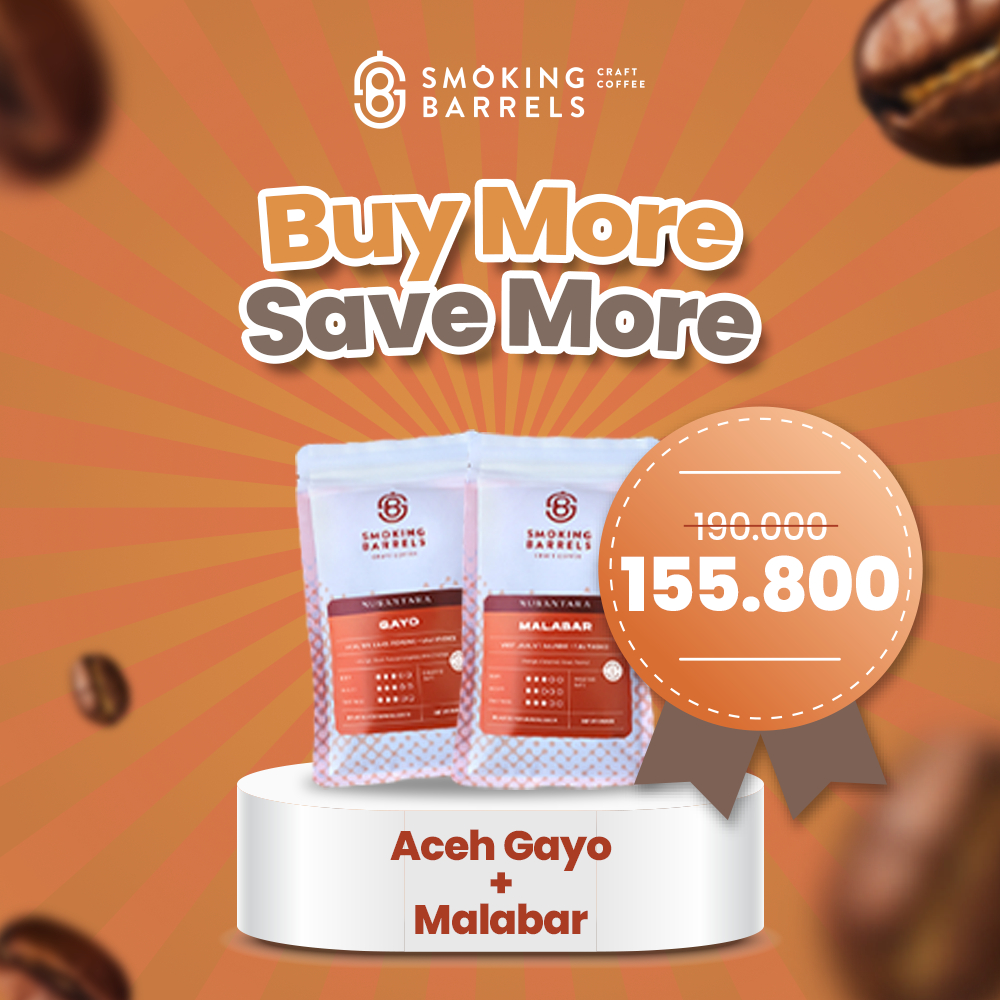 

Aceh Gayo + Malabar Special Bundling Nusantara Series - Biji Kopi Arabika SB Craft Coffee