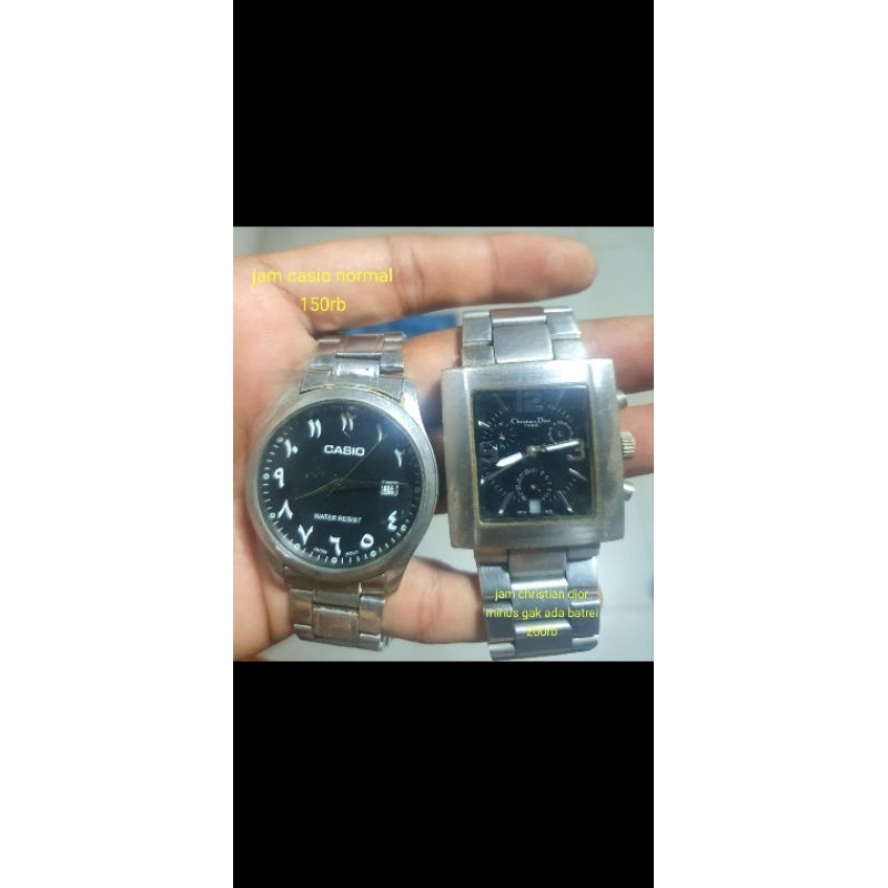 jam casio & jam christian dior ori semua