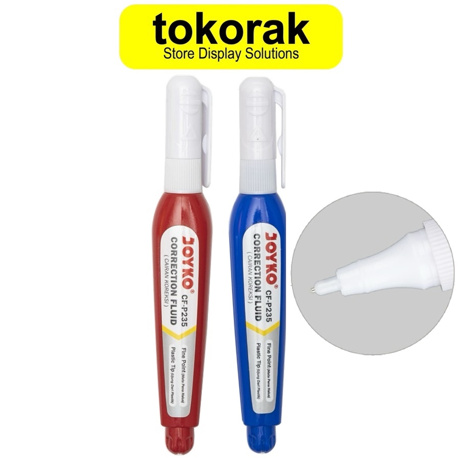 

CORRECTION FLUID CAIRAN KOREKSI PENGHAPUS CAIR JOYKO CF-P235 TIP EX CAIR CF P235 TIPEX TIPE X