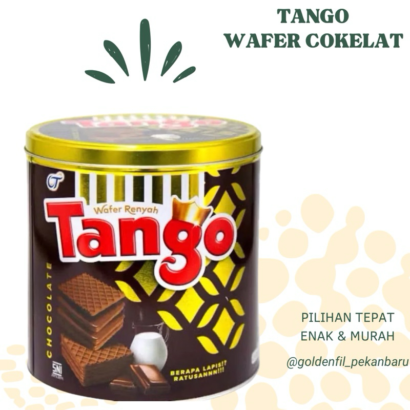 

Tango wafer cokelat kaleng 240g