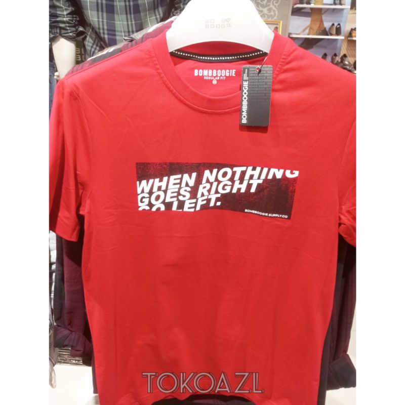 Kaos Bombboogie Original D52RD Size M/L/XL