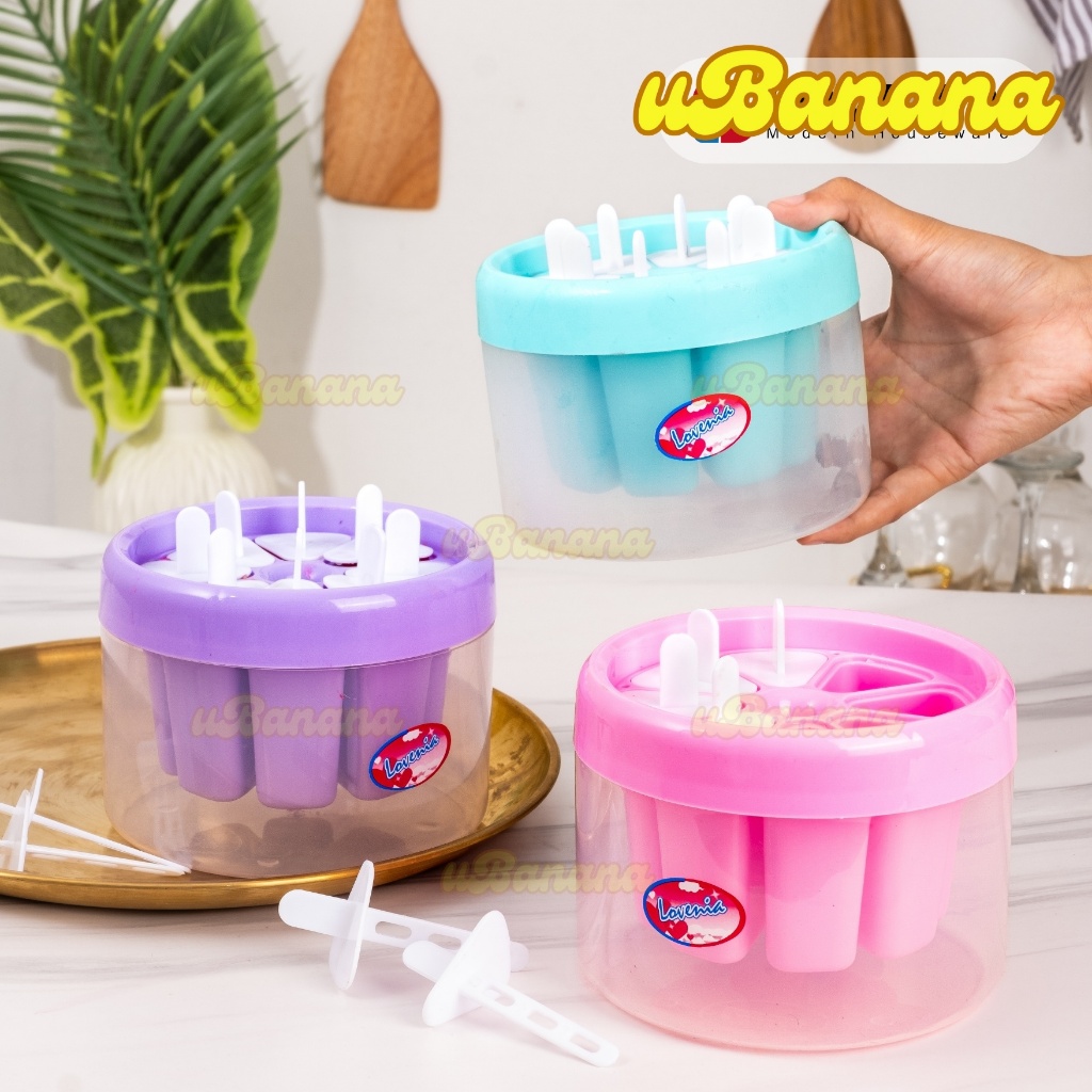 Cetakan Es Krim Stick Popsicle Stick Tempat Membuat Es Krim DIY Yogurt