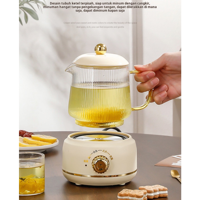 Ay00 COD600ML Teko Listrik Pemanas Air Listrik Mini Transparan Portabel Low Watt Kecil Mug Listrik