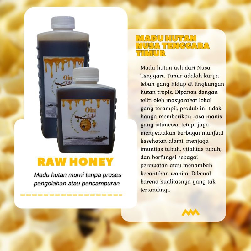 

MADU HUTAN MURNI ASLI NTT (Oin Oef)