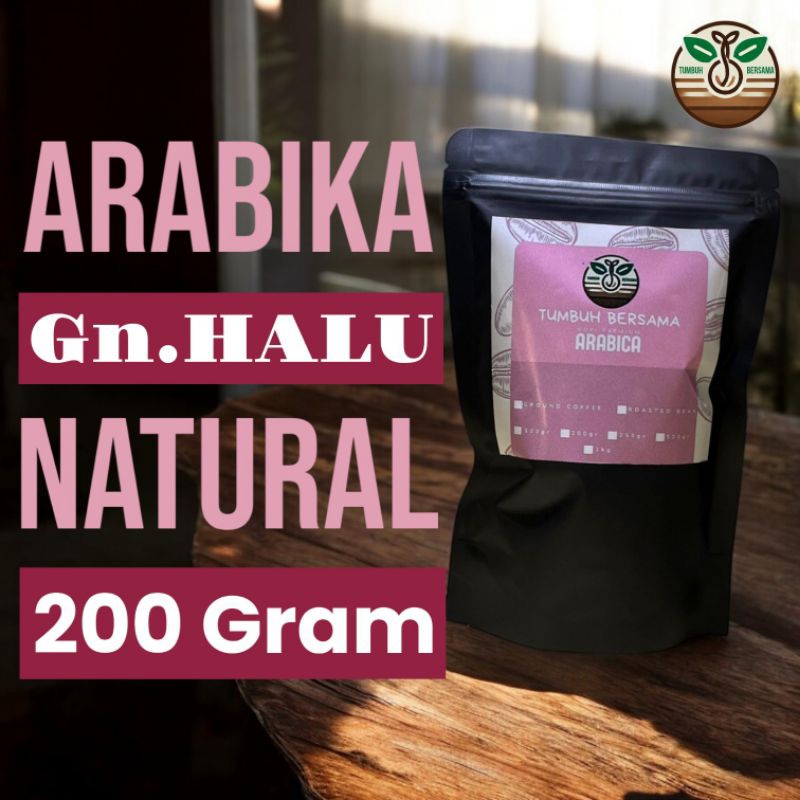 

Arabika gunung halu natural 200 gram