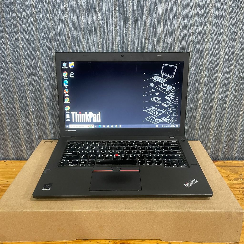 Laptop Lenovo Thinkpad T450, Core i5 - 5300U, - Hd Graphics 5500, Ram 8/500,Gb, #Backlight, Lengkap,