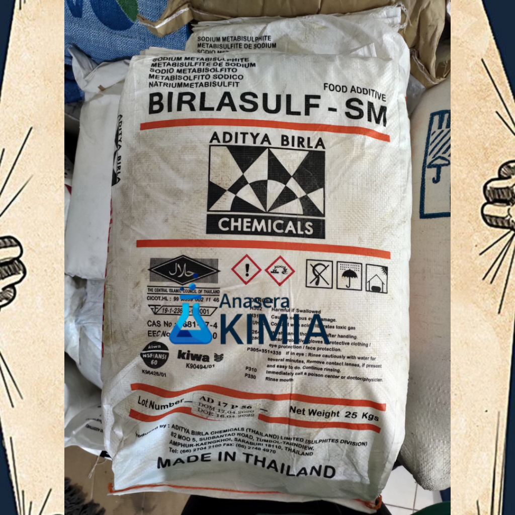 

SODIUM METABISULFIT / SODIUM METABISULPHITE / SMS / SMB / NATRIUM / 1KG