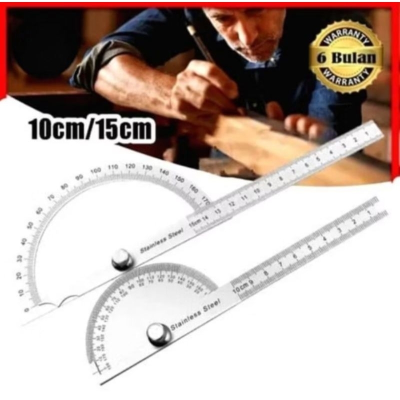 

Busur Derajat Stanless 10 CM Dan 15 CM