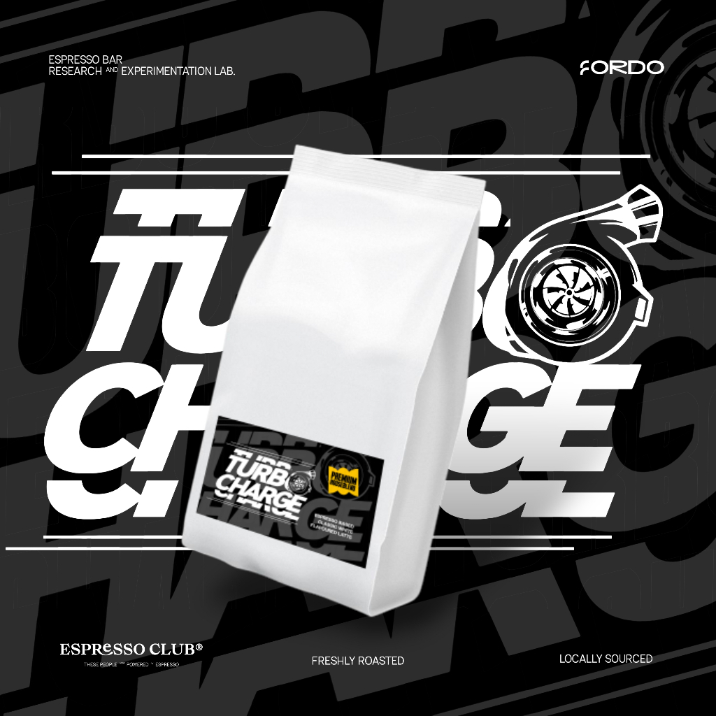

Turbo Charge - Reguler Housblend - Esspreso Base For Basic Black - Basic White & Flavored Latte
