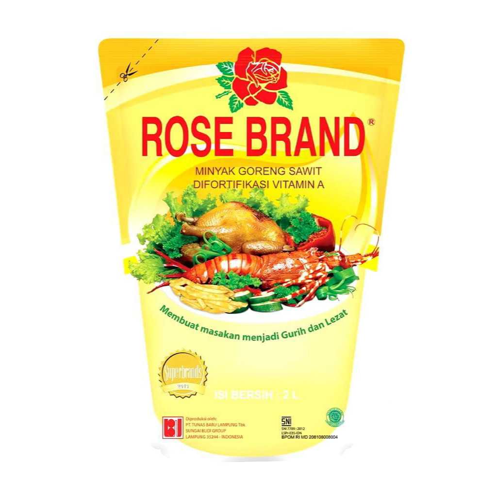 

[ 2 Liter ] Minyak Goreng Rose Brand Pouch 2 Lt