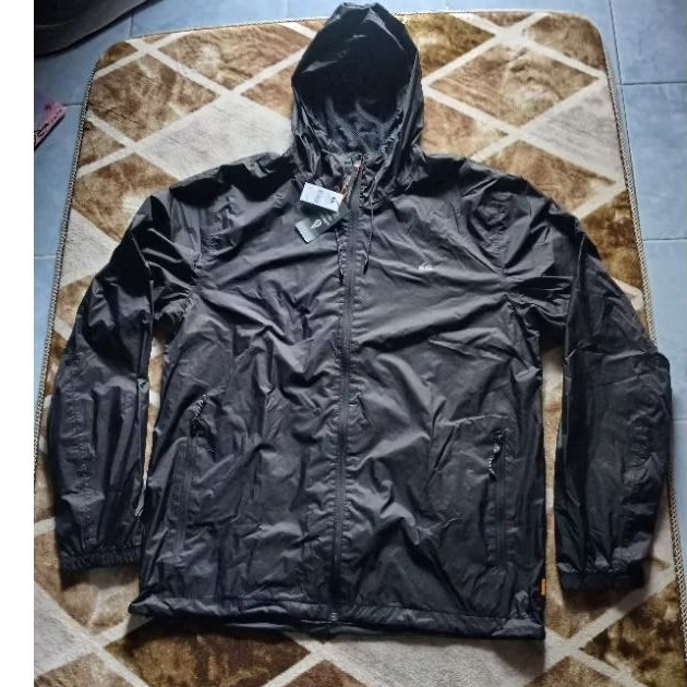 JAKET OUTDOOR QUICKSILVER WATERMAN COLLECTION HOODED WINDBRAKER