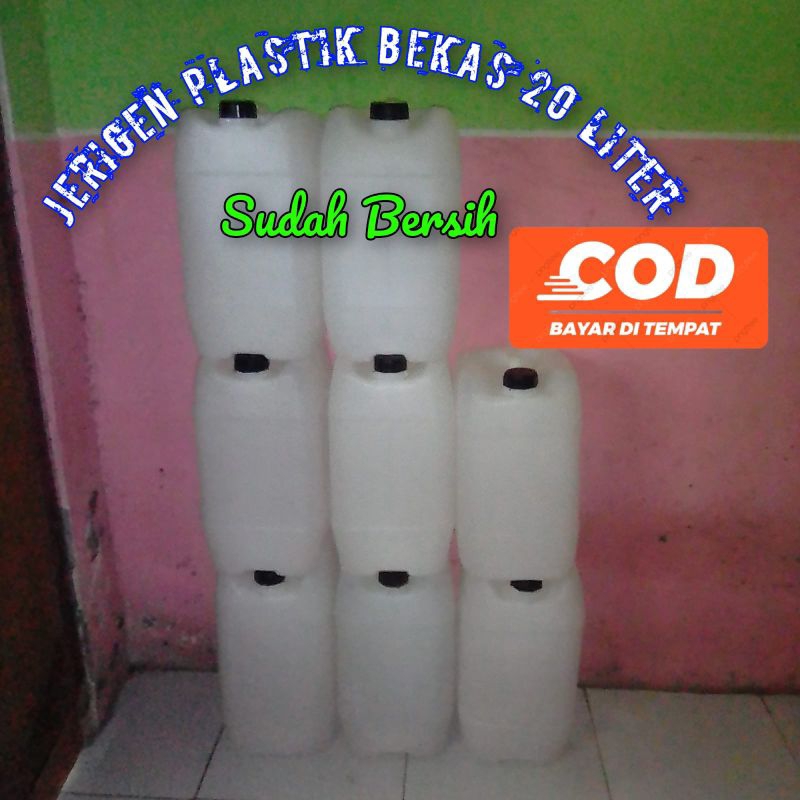 Jerigen Bekas 20 Liter sudah bersih
