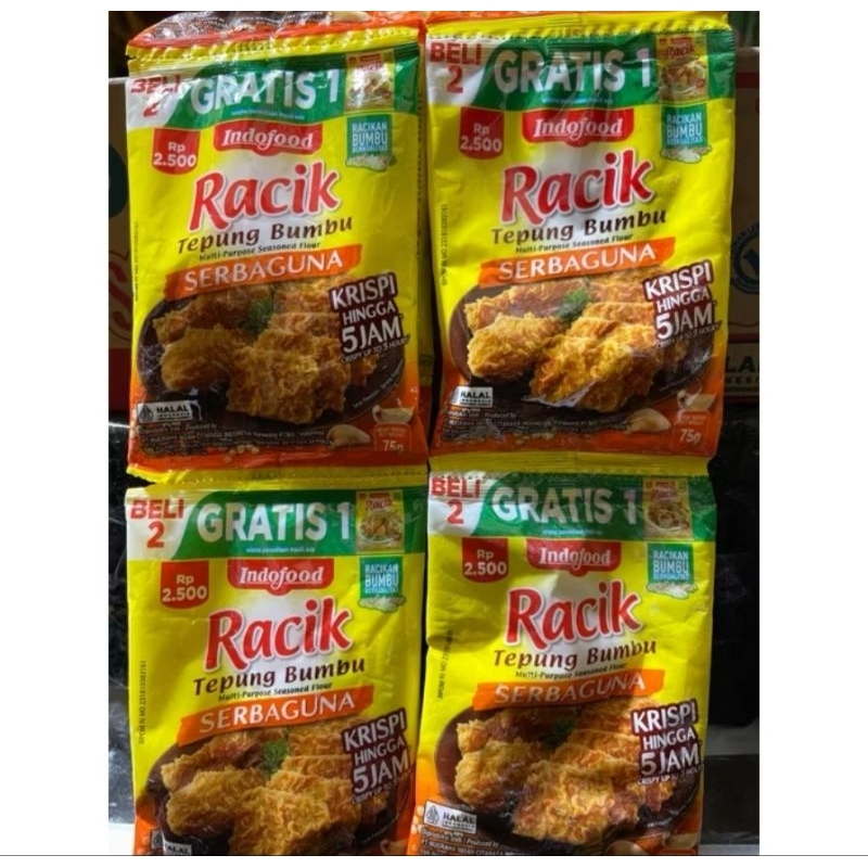 

RACIK TEPUNG BUMBU SERBAGUNA 75GR (ISI 1 PCS)