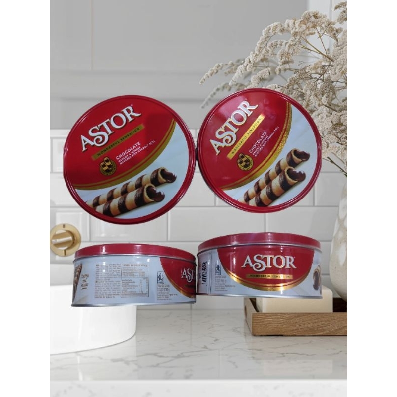 

ASTOR Wafer Stik Cokelat Kaleng 156 g