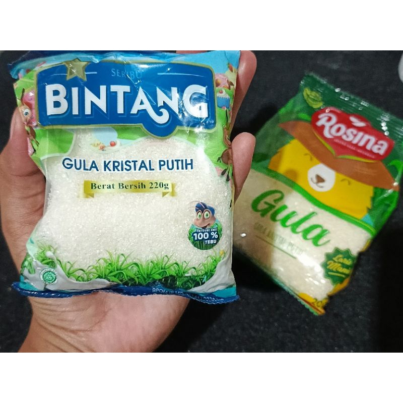 

Bintang Gula Kristal Putih Berat Bersih 220g