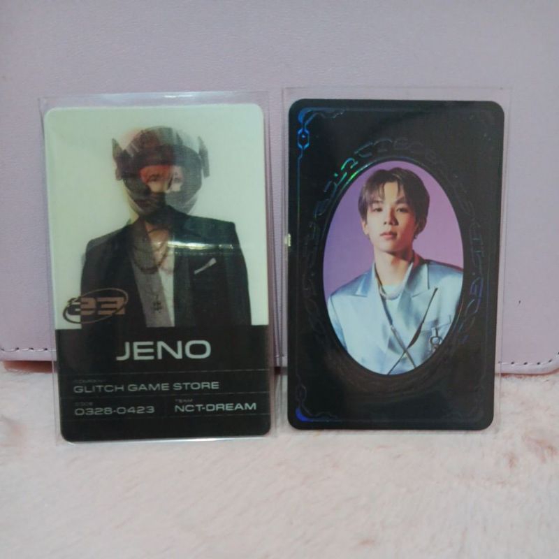 photocard official nct, (jeno lenti, shotaro yb)
