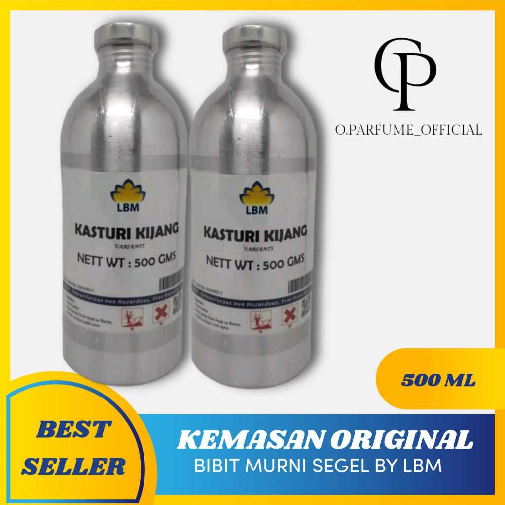 BIBIT PARFUM KASTURI KIJANG KEMASAN SEGEL PABRIK 500ML BY LBM FRAGRANCE / MINYAK WANGI / BIANG PARFU