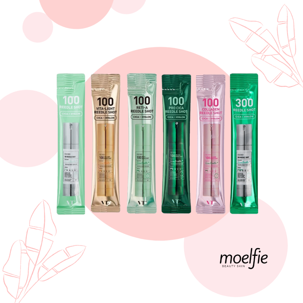 [READY STOCK - SACHETS] VT COSMETICS CICA REEDLE SHOT 100 AMPOULER VT REEDLE SHOT SAMPLE SACHET TRIA
