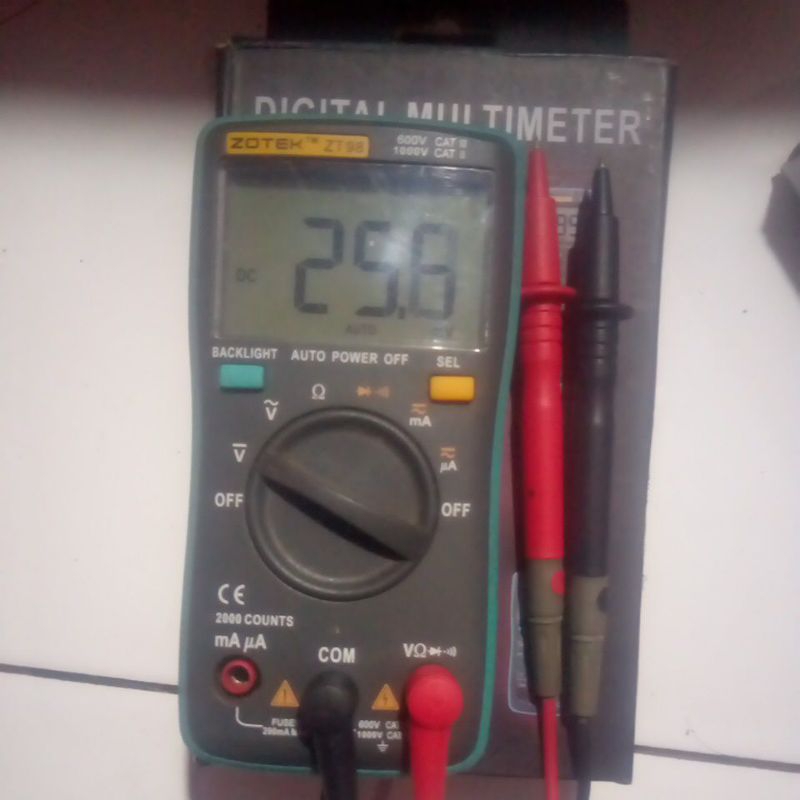 MULTITESTER DIGITAL ZOTEK ZT980
