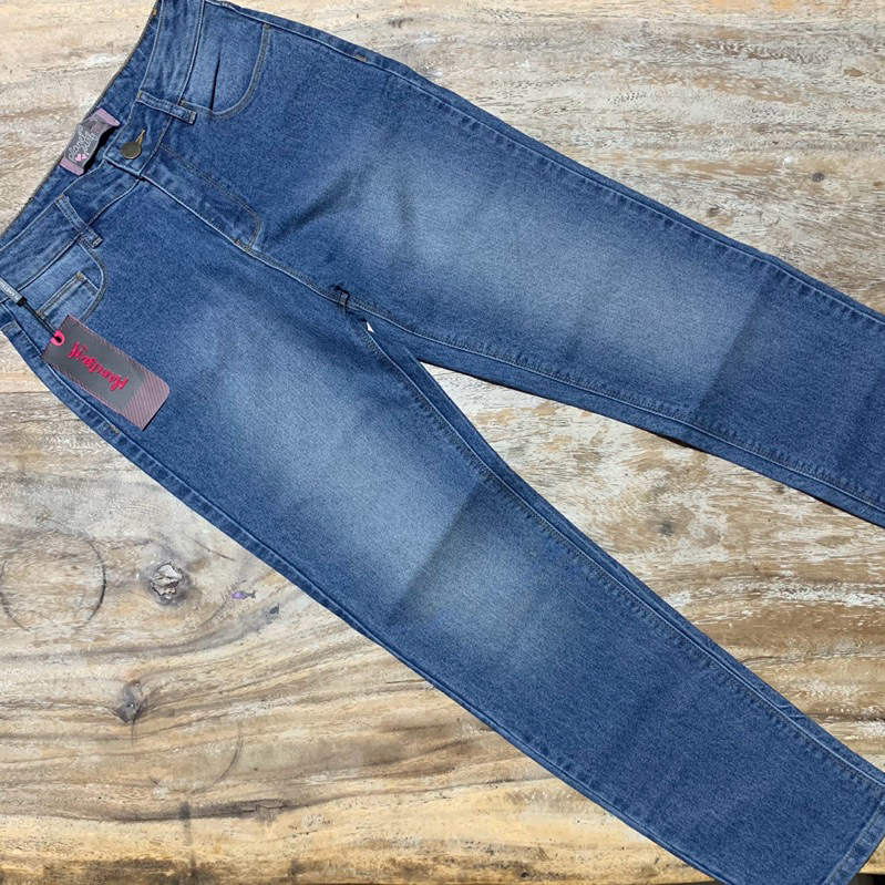 Planet Surf - Celana Panjang Jeans Denim Straight Wanita size 8