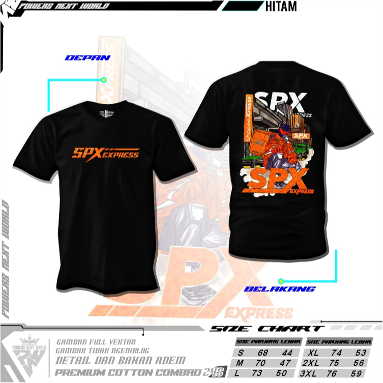 Kaos SPX Express/kaos kurir kaos kurir shopee/ kaos pengantar paket /kaos keren/