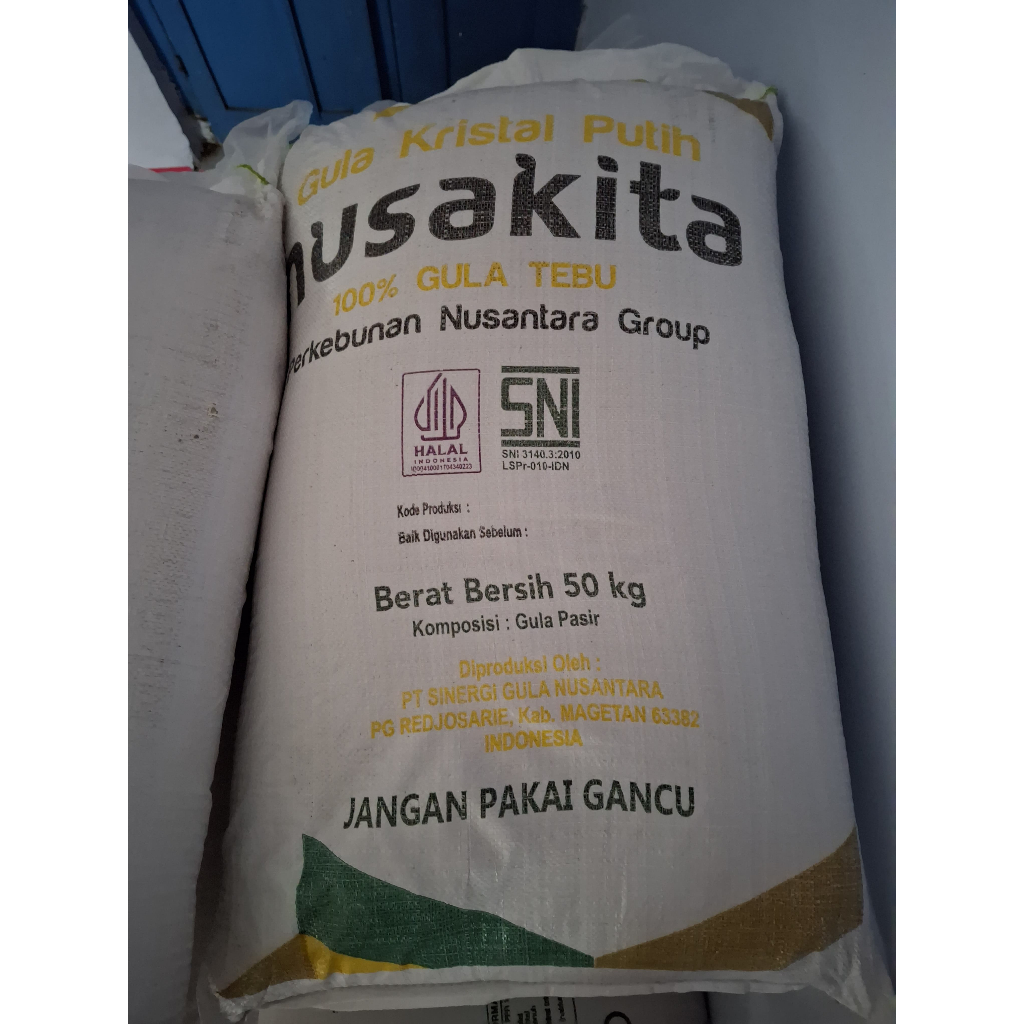 

NUSAKITA - Gula Kristal Putih 50 kg - Kirim 1 Karung